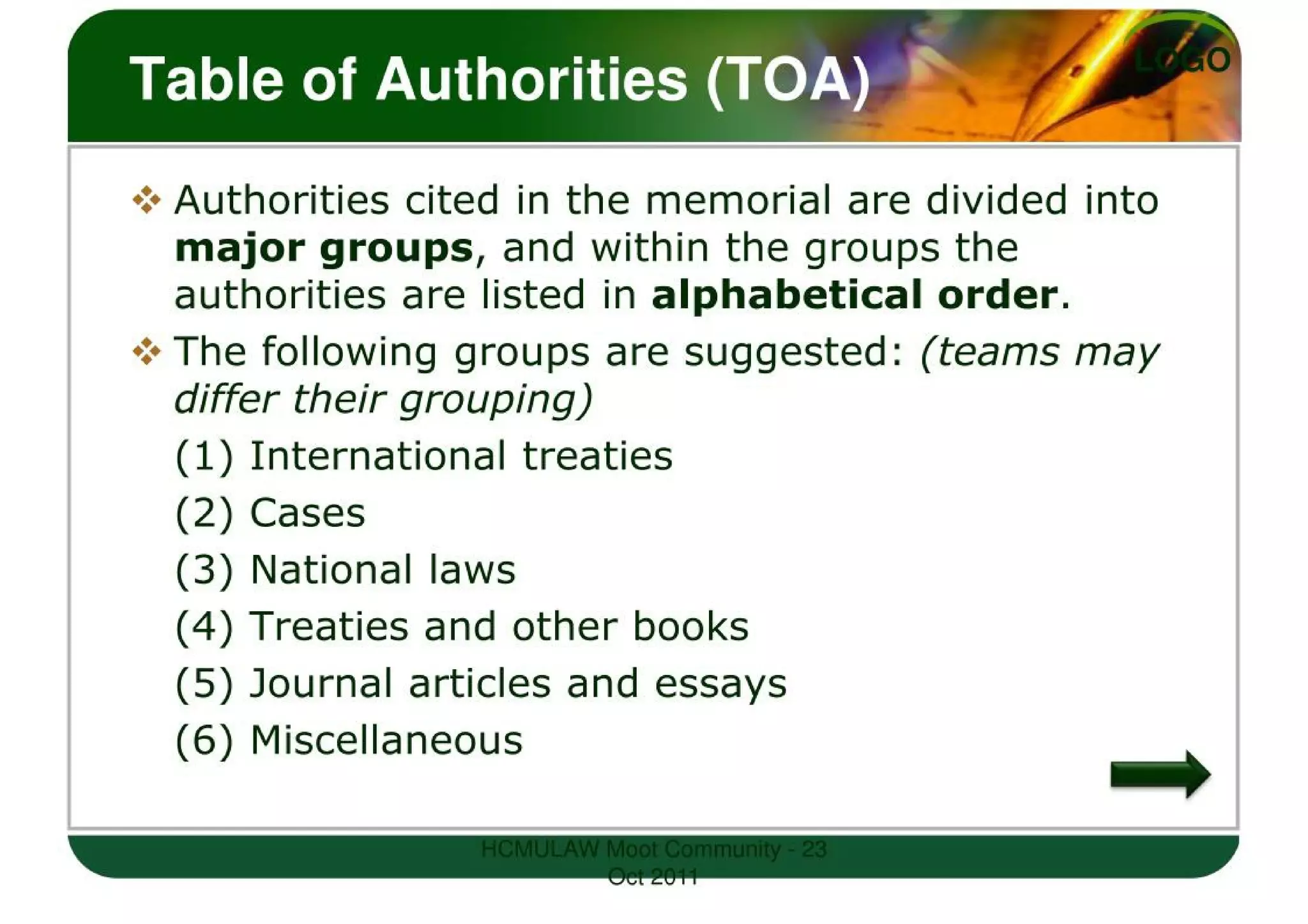 LEGAL WRITING SKILLS