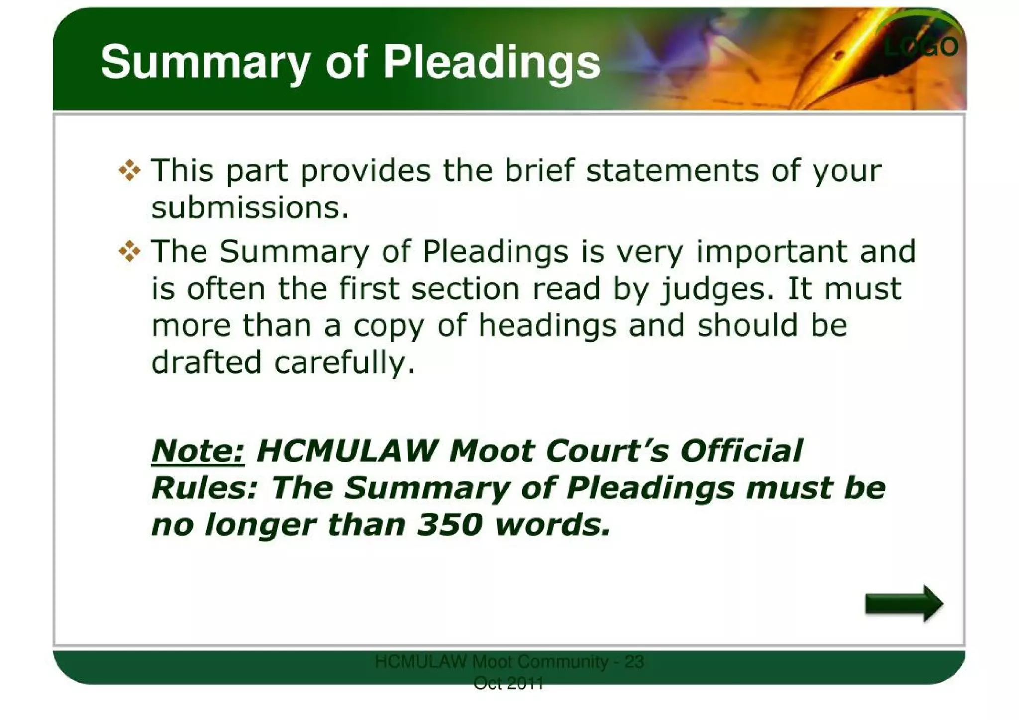 LEGAL WRITING SKILLS