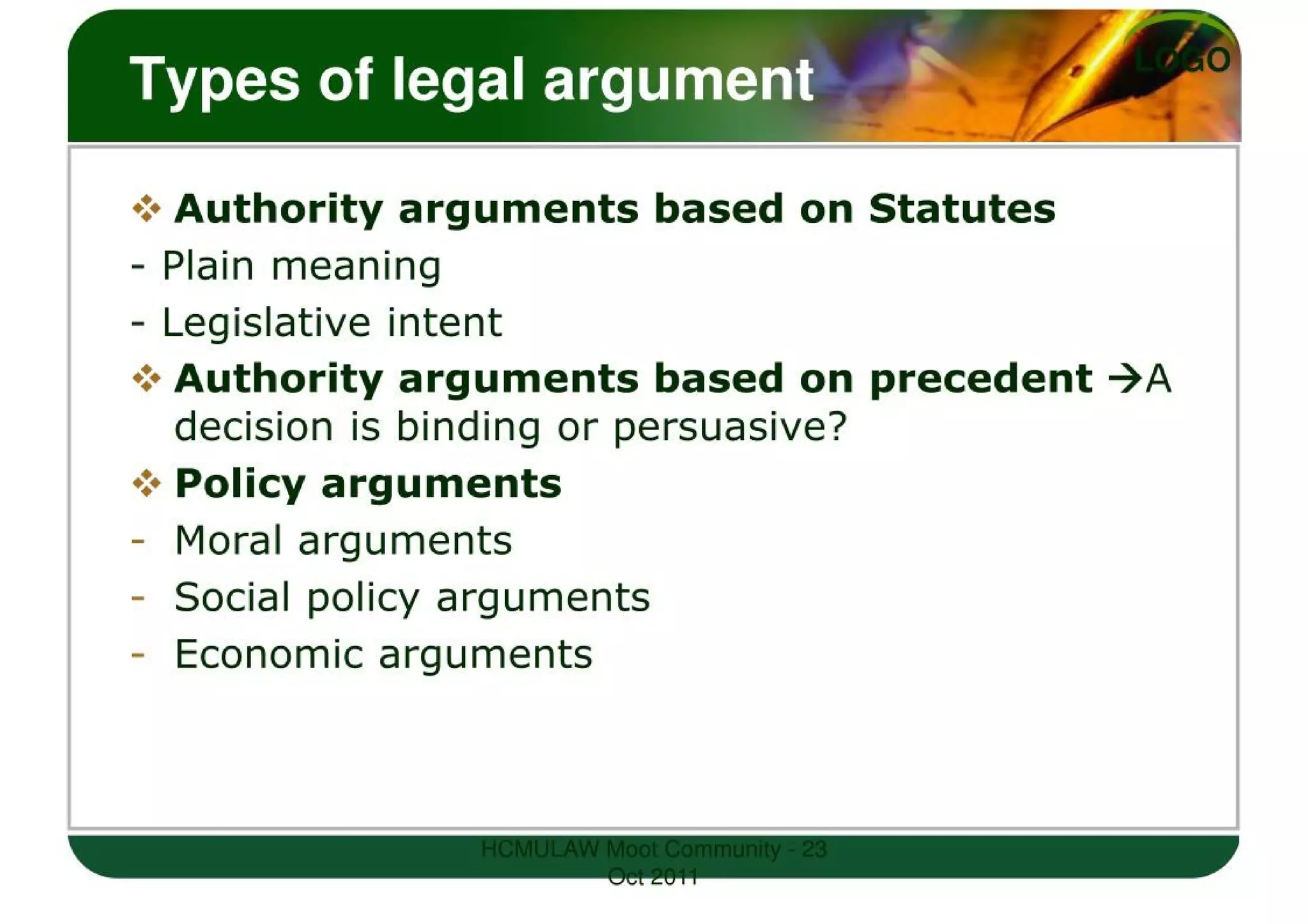 LEGAL WRITING SKILLS