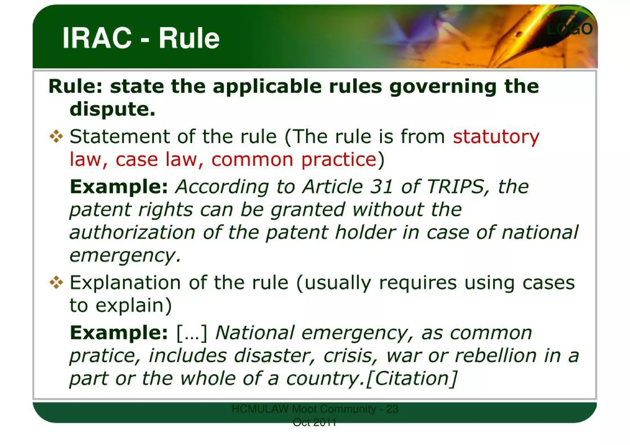 LEGAL WRITING SKILLS