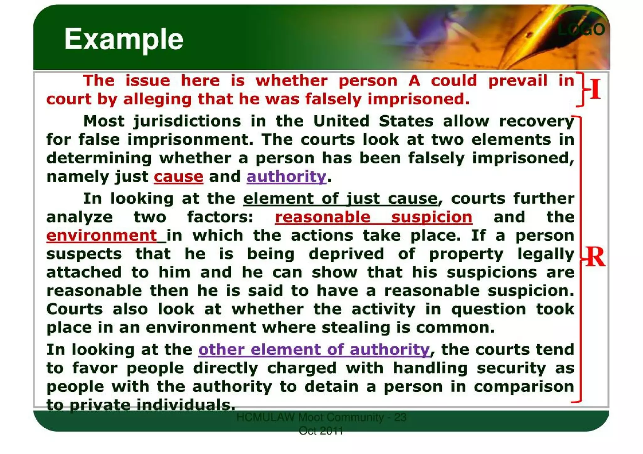 LEGAL WRITING SKILLS