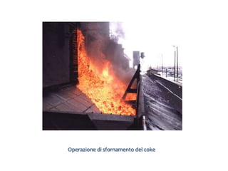 Operazione di sfornamento del coke
 