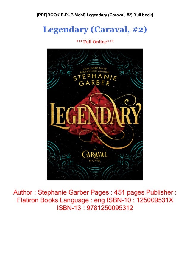 Legendary Caraval 2 Pdf Books
