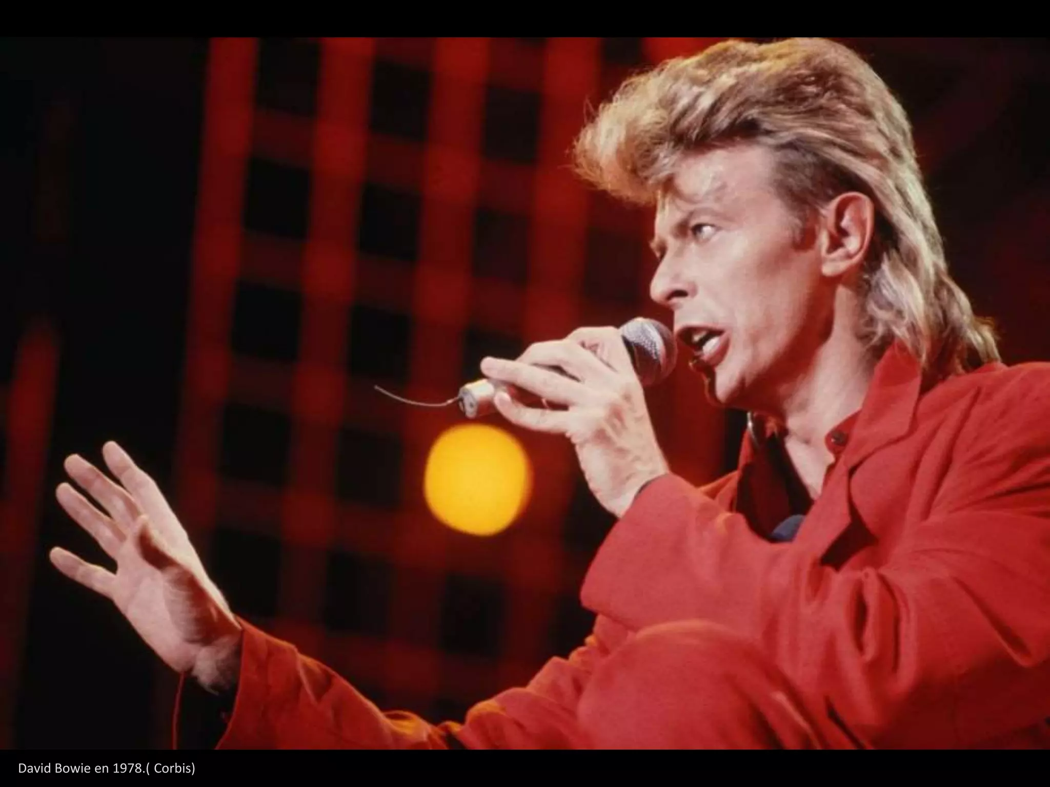 David Bowie en 1978.( Corbis)
 