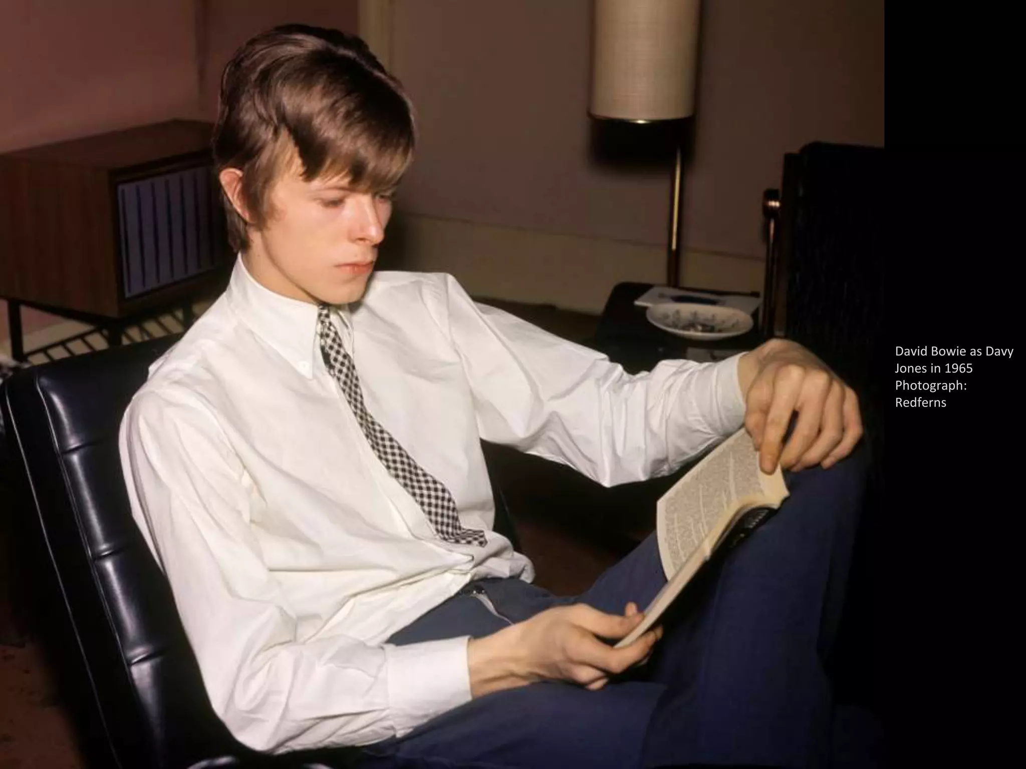 David Bowie as Davy
Jones in 1965
Photograph:
Redferns
 
