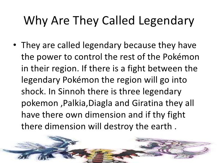 Legendary Pokemon