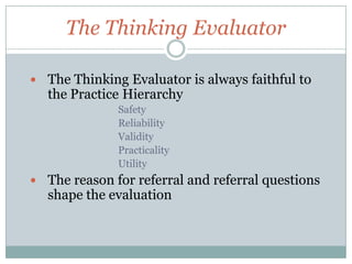 Practice Hierarchy