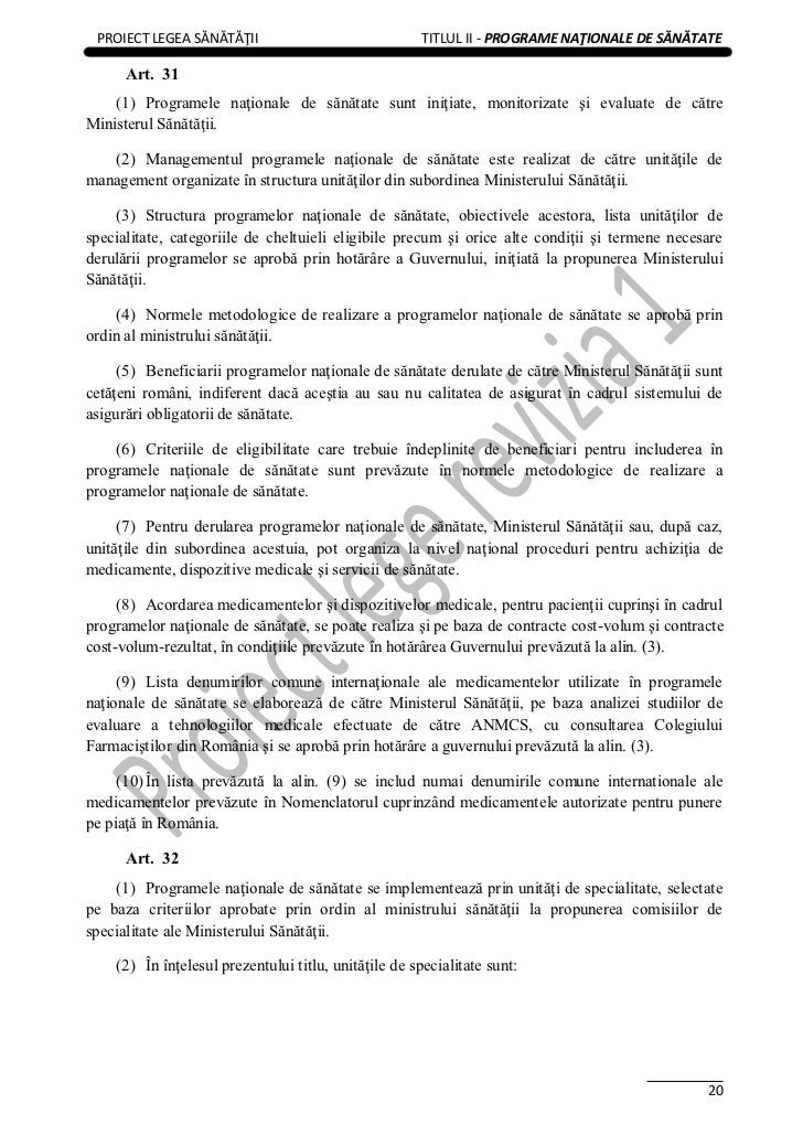 Www Reformasanatate Ro Legea Sanatatii 2012 Revizia 1 Fara Profes