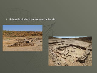 Ruinas de ciudad astur romana de Lancia 