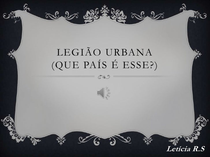 Letra De Legião Urbana Que País é Este