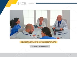 10
EQUIPOS MEJORAMIENTO CONTINUO DE LA CALIDAD
CENTROS SALUD TIPO A
 