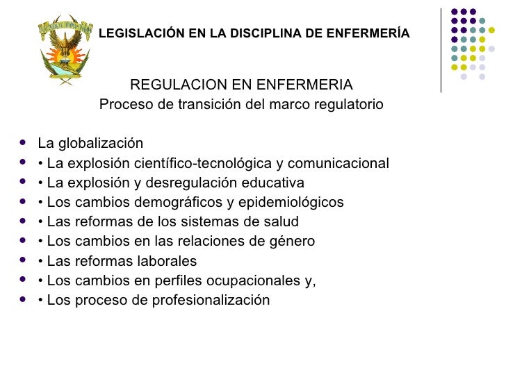 Legislacion en enfermeria presentacion