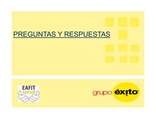 PREGUNTAS Y RESPUESTAS
 