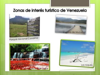 Laguna de Mucubaji
Quebrada el Jaspe
Los roques
 