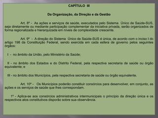 Legislação do SUS | PPTX
