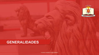 "A DUPLA MISSÃO A NÓS ESPERA!"
GENERALIDADES
"A DUPLA MISSÃO A NÓS ESPERA!"
 