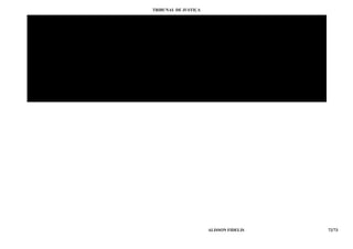 TRIBUNAL DE JUSTIÇA

                                                                     ANEXO V
                                   CONSOLIDAÇÃO DOS CARGOS EM EXTINÇÃO DO PODER JUDICIÁRIO DO ESTADO DE RONDÔNIA

                                                                               QUADRO III

                                                                             PADRÃO/                                QUANTIDADE DE CARGOS
      CARGO                           ESPECIALIDADES              NÍVEL
                                                                             SÍMBOLO        TJ-RO        3ª ENTRÂNCIA   2ª ENTRÂNCIA   1ª ENTRÂNCIA
                     Escrivão Judicial                            Superior    01 a 36                -             47              50             22
                     Oficial Contador                             Superior    01 a 36                -              3              12             11
TÉCNICO JUDICIÁRIO
                     Oficial Distribuidor                         Superior    01 a 36                -              5              12             11
                     Depositário Público                          Superior    01 a 36                -              2               2              -
                     Comissário de Menores                         Básico    01 a 15d         -                     3              11             11
                     Contínuo                                      Básico    01 a 15d               30              1              12             11
                     Artífice                                      Básico    01 a 15d               10              -               -              -
AUXILIAR OPERACIONAL Segurança                                     Básico    01 a 15d                -              -               -              -
                     Motorista                                     Básico    01 a 15d                -              -               -              -
                     Telefonista                                   Básico    01 a 15d                -              -               -              -
                     Serviços Gerais                               Básico    01 a 15d                -              -               -              -
                                  TOTAL DE CARGOS EM EXTINÇÃO                                       40             61              99             66




                                                                                            ALISSON FIDELIS                                            72/73
 
