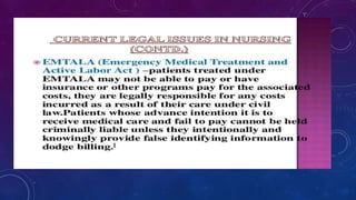 Legislation in nursing