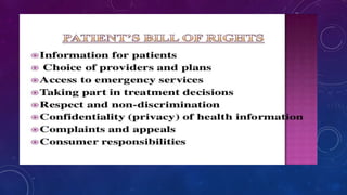 Legislation in nursing