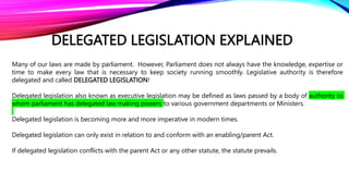 LEGISLATION STATUTORY INTERPRETATION(Source of Law).ppsx