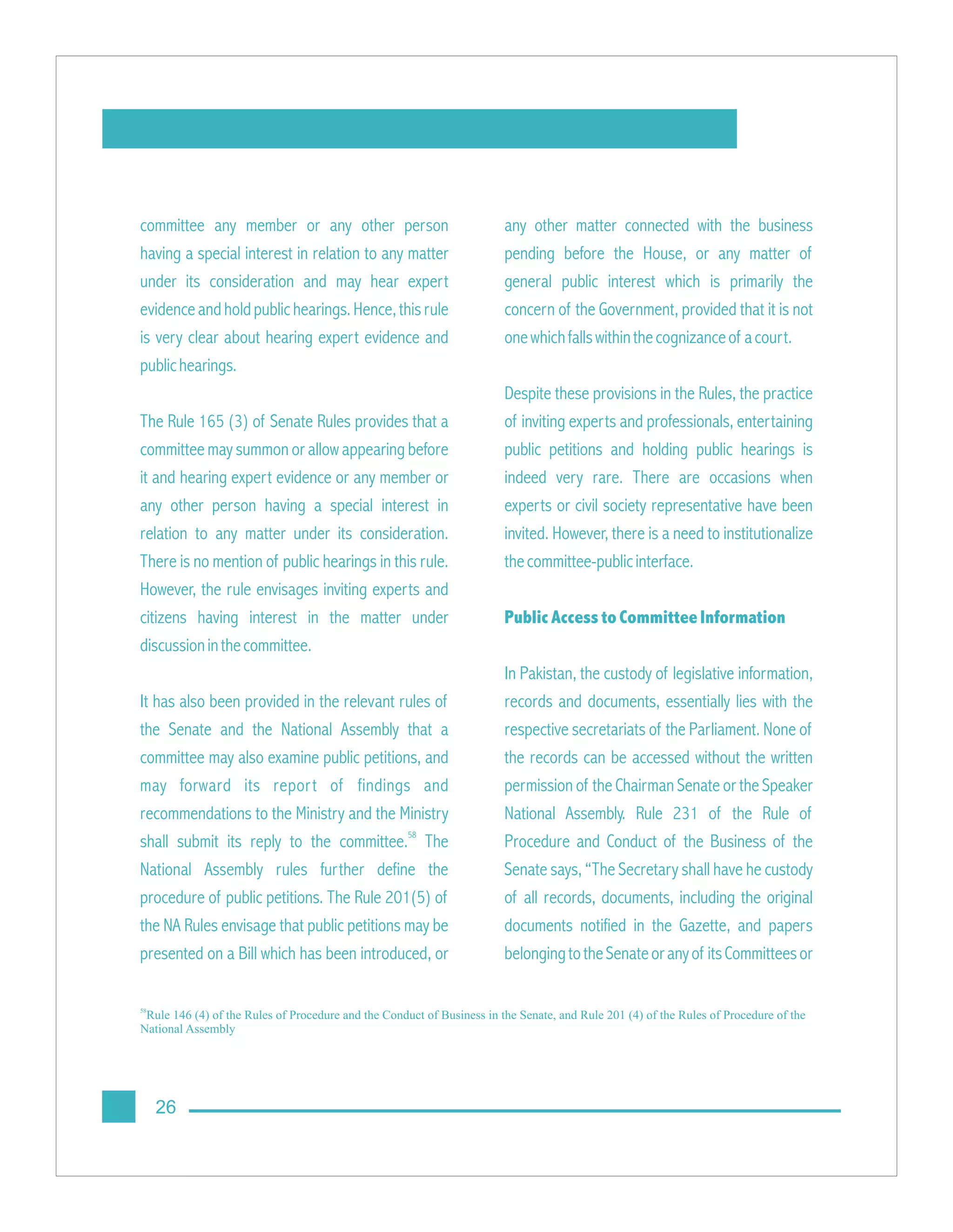 Legislative committees in parliamentary systems