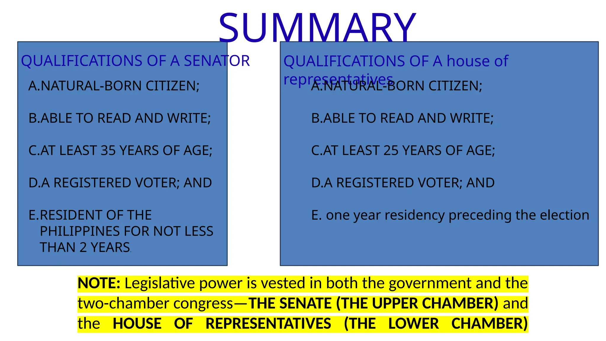 STRUCTURE OF GOVERNMENT LEGISLATIVE DEPARTMENT | PPTX
