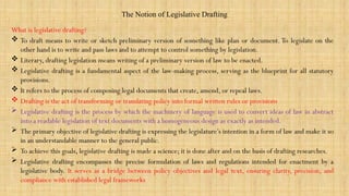 Write Legislation Legislative Drafting in Ethiopia- PowerPoint | PPTX