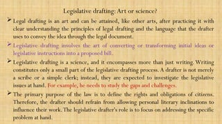 Legislative Drafting in Ethiopia- PowerPoint | PPTX