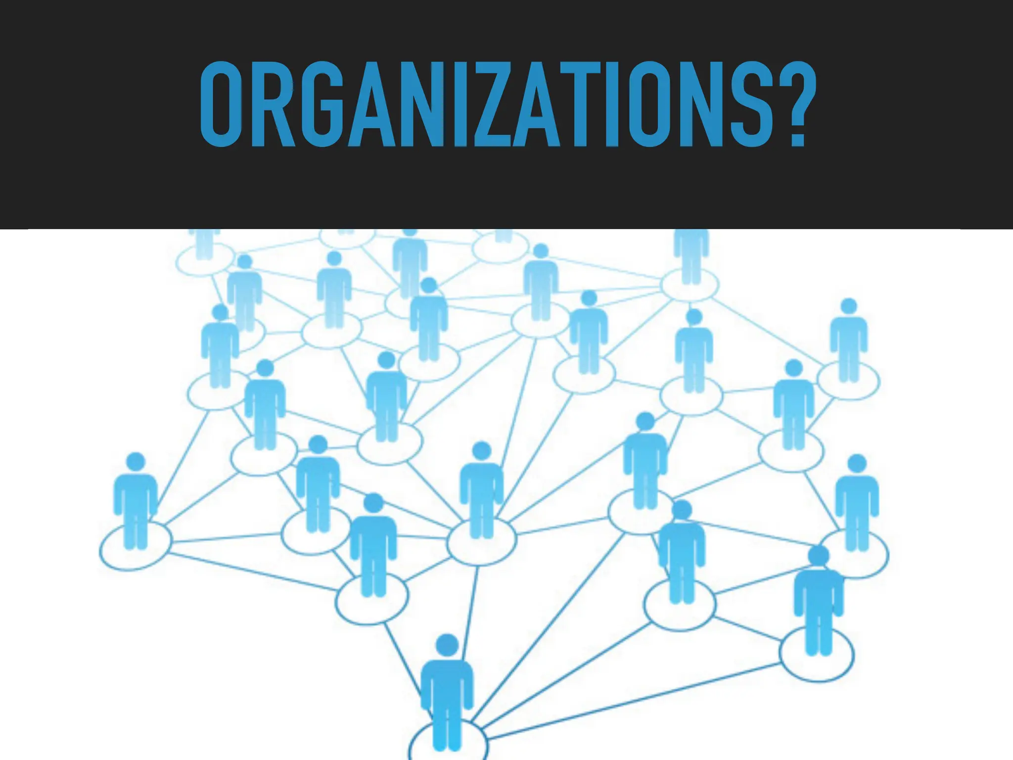 ORGANIZATIONS?
 