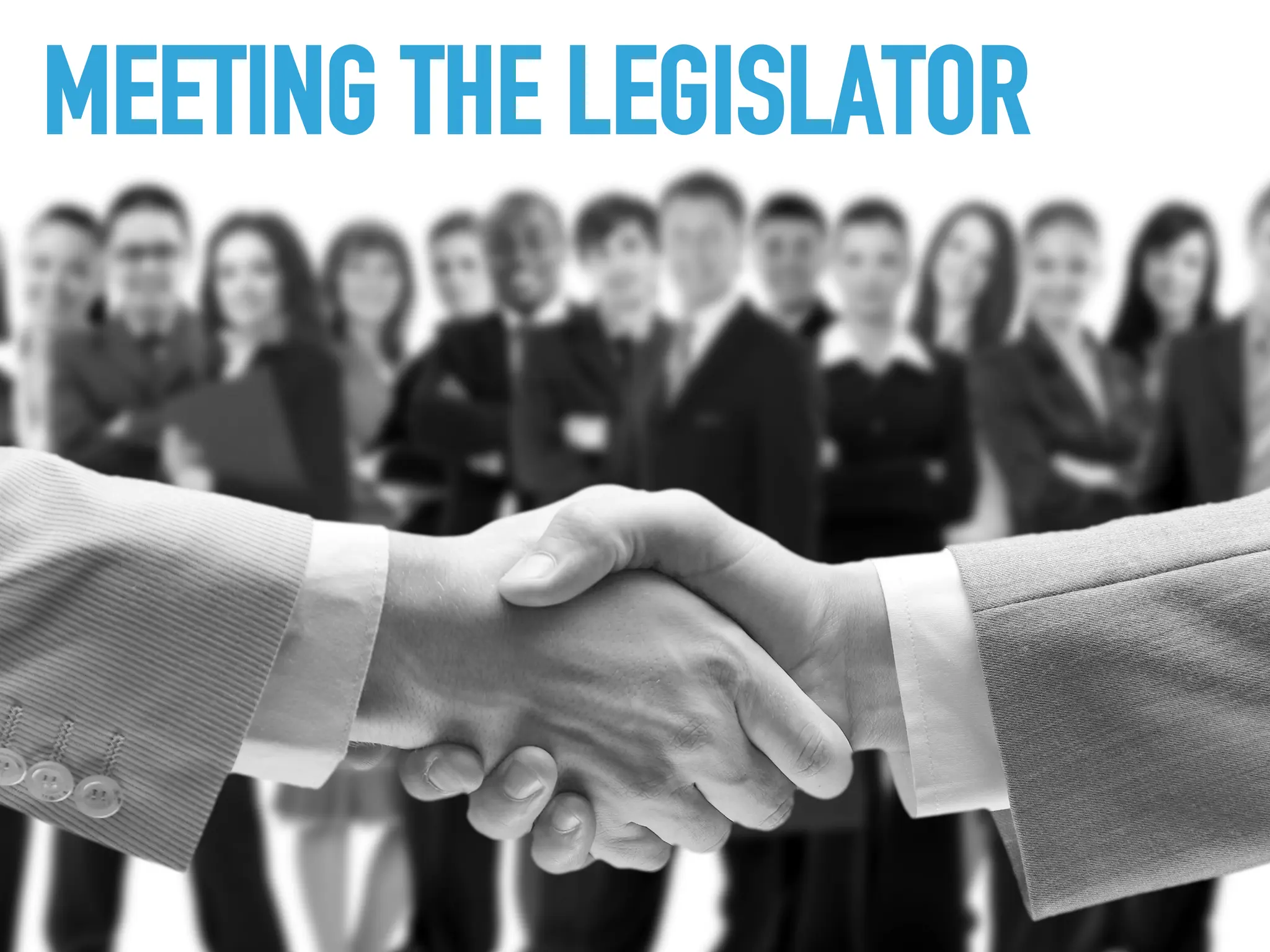 MEETING THE LEGISLATOR
 