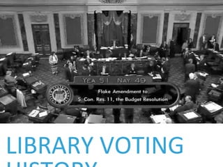LIBRARY VOTING
 