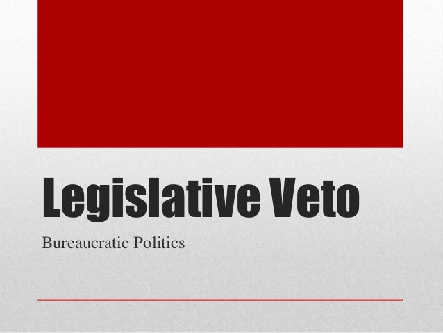 Legislative veto