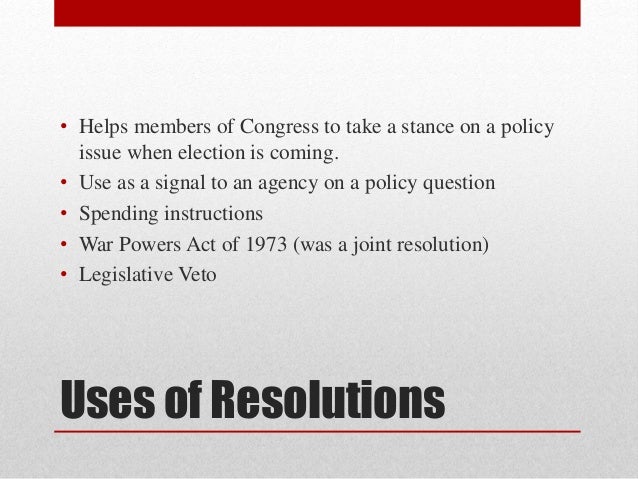 Legislative veto