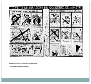 disposizioni contro le persone di razza ebraica
(biblioteca nazionale Braidense)
 