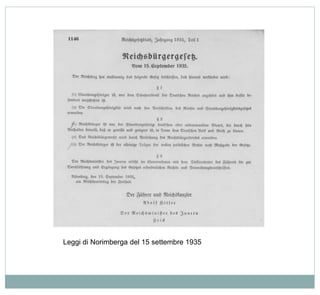 Leggi di Norimberga del 15 settembre 1935
 