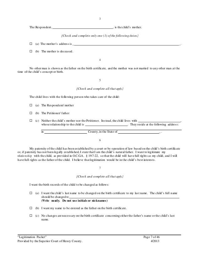 Legitimation packethenry