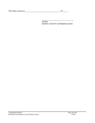 Legitimation packethenry | PDF