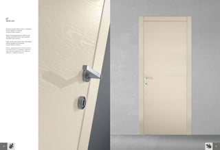 LT
     MOD 401


     Frassino laccato avorio caldo a campione,
     finitura graffio a richiesta,
     versione telaio inverso

     Warm ivory lacquered ash-wood as per
     sample, scratched finish upon request,
     inverted frame version

     Frêne laqué ivoire chaud selon échantillon,
     finition grattée à la demande,
     version châssis inversé

     Ясень, окрашенный в теплый оттенок
     слоновой кости по образцу, отделка с
     царапанным эффектом (по запросу),
     вариант с обратной рамой




22                                                 23
 