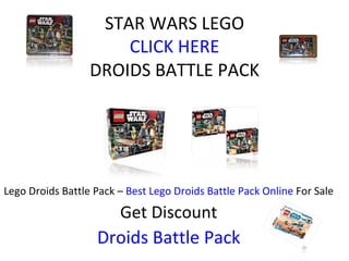 STAR WARS LEGO CLICK HERE DROIDS BATTLE PACK Lego Droids Battle Pack –  Best Lego Droids Battle Pack Online  For Sale Get Discount Droids Battle Pack 