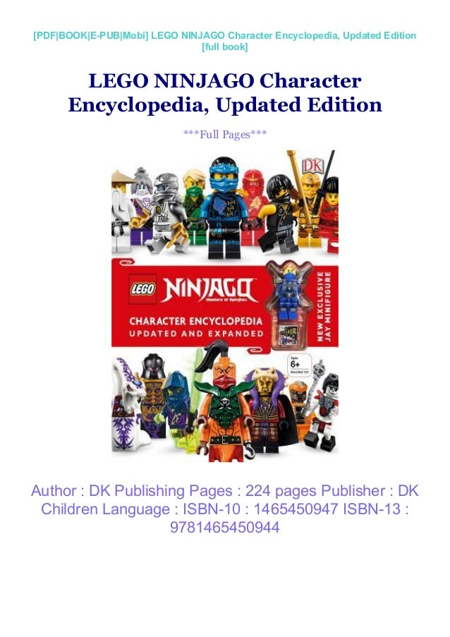 Character Encyclopedia Updated Every Lego Ninjago Character DK