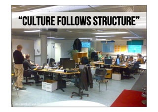 less.works/case-studies/ericson.html	
“Culture Follows Structure”
 