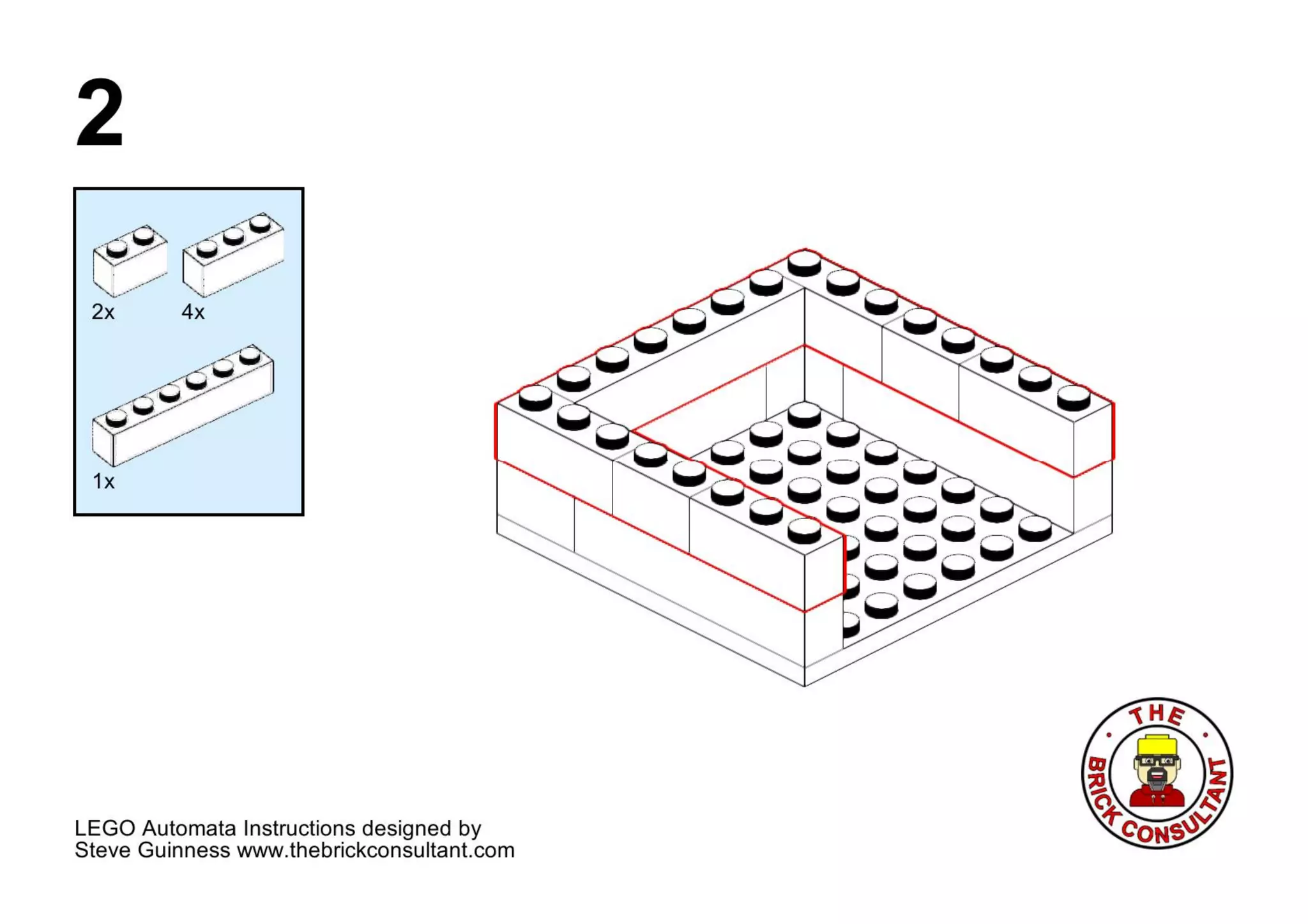 Lego automata basic unit instructions: Steve Guinness