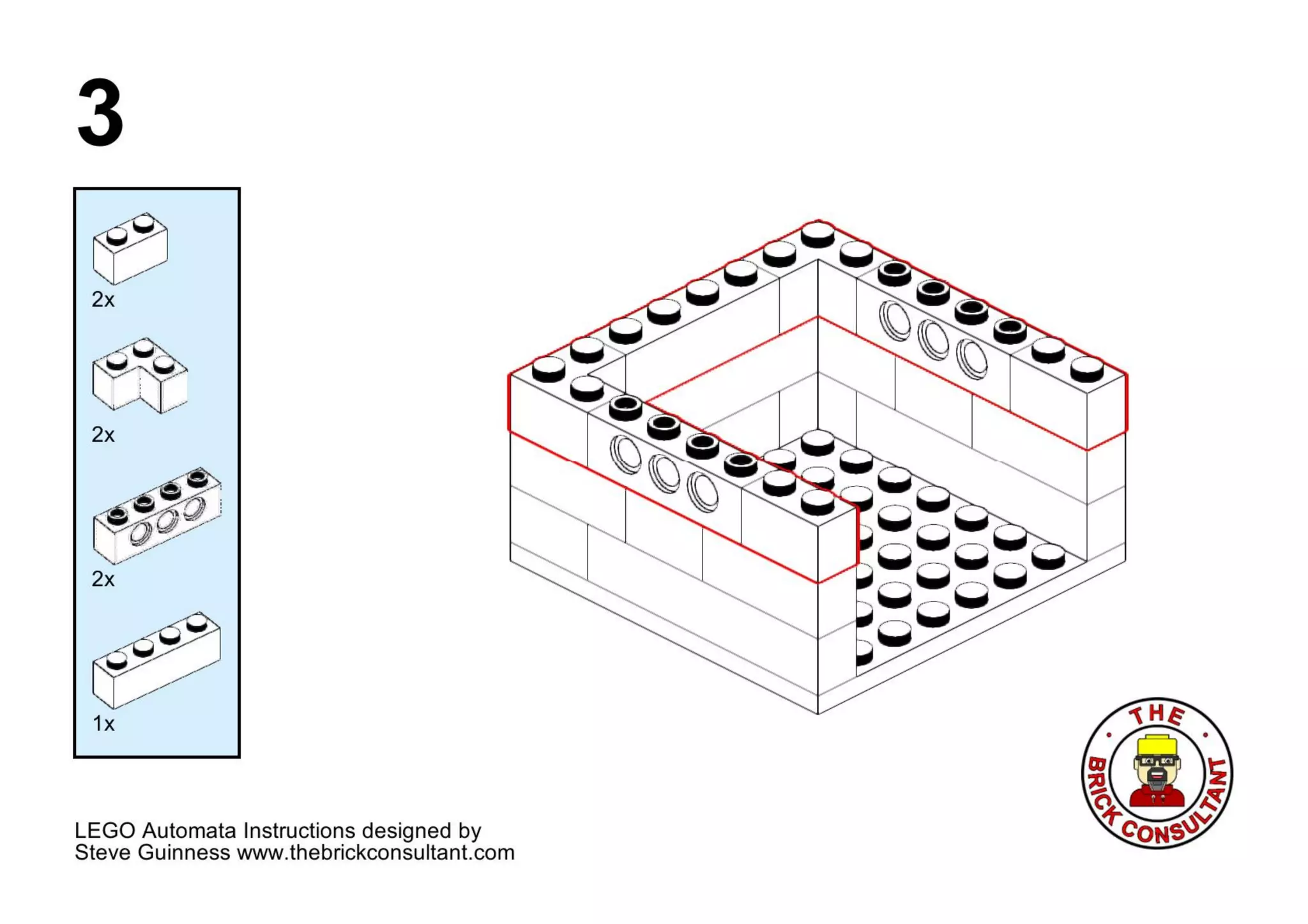 Lego automata basic unit instructions: Steve Guinness