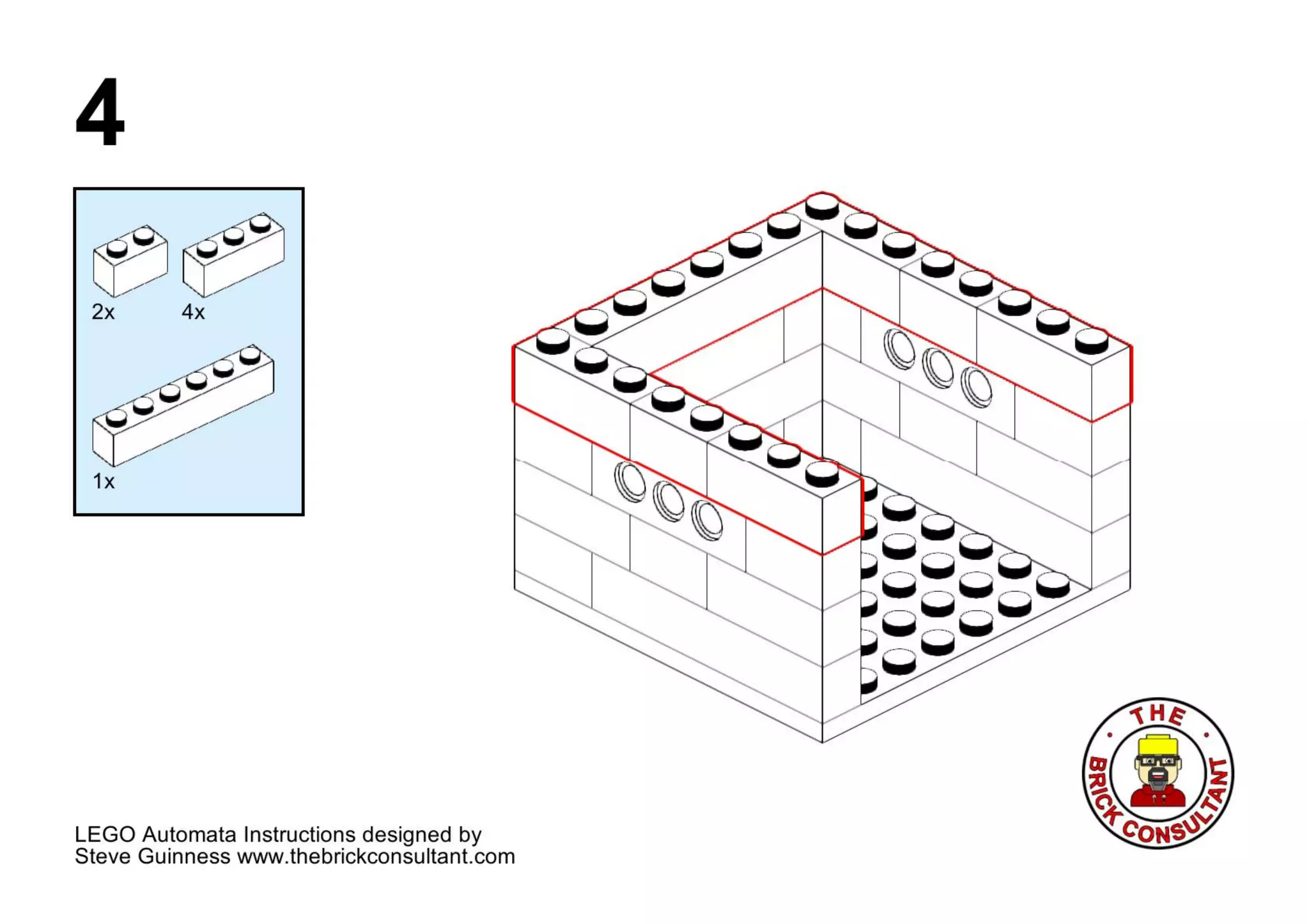 Lego automata basic unit instructions: Steve Guinness