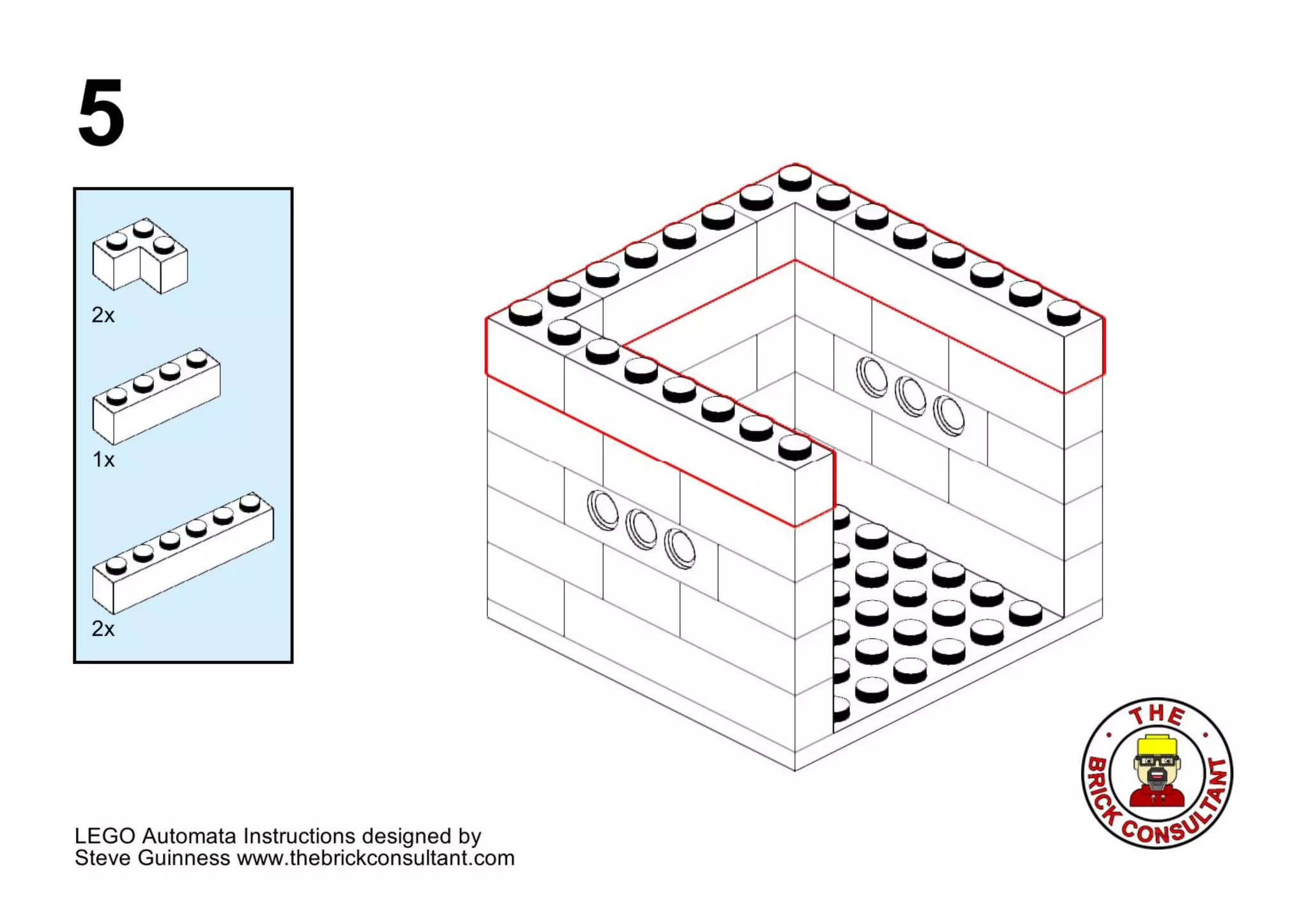 Lego automata basic unit instructions: Steve Guinness