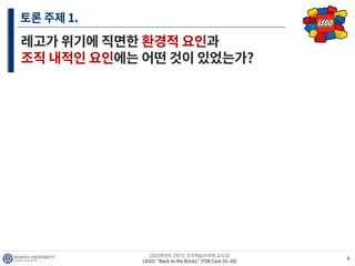 LEGO "Back to the bricks" (조직학습)