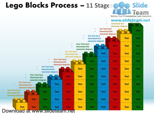 Lego blocks and pieces stacked on top of one another process 11 stag…