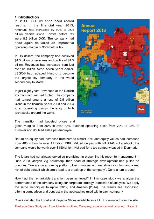 Lego case study report essay 07 image
