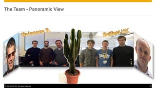 The Team - Panoramic View




© 2012 SAP AG. All rights reserved.   8
 