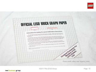 Photo credit: eBay user virginia_kukaj



©2011 The LEGO Group                                Page 10
 